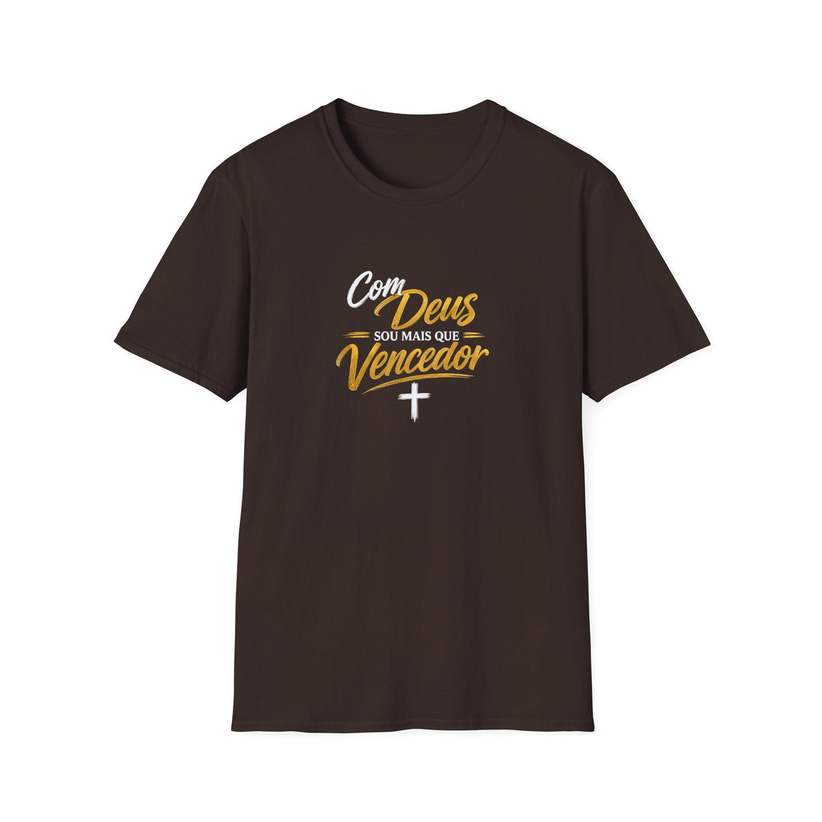 T-Shirt "Com Deus sou mais que vencedor"