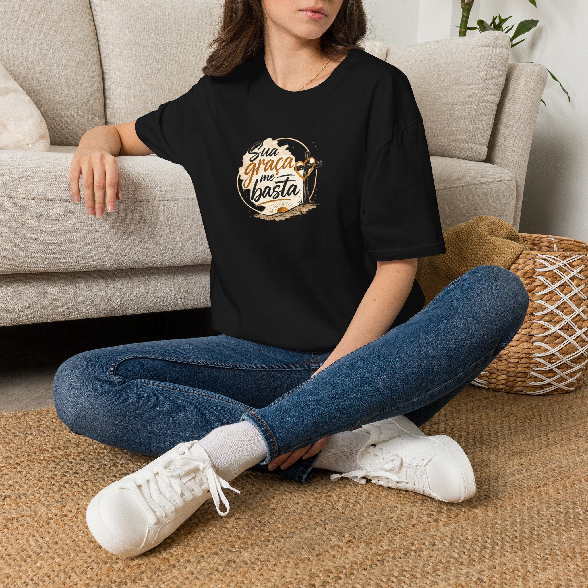 T‑Shirt - "Sua Graça Me Basta"