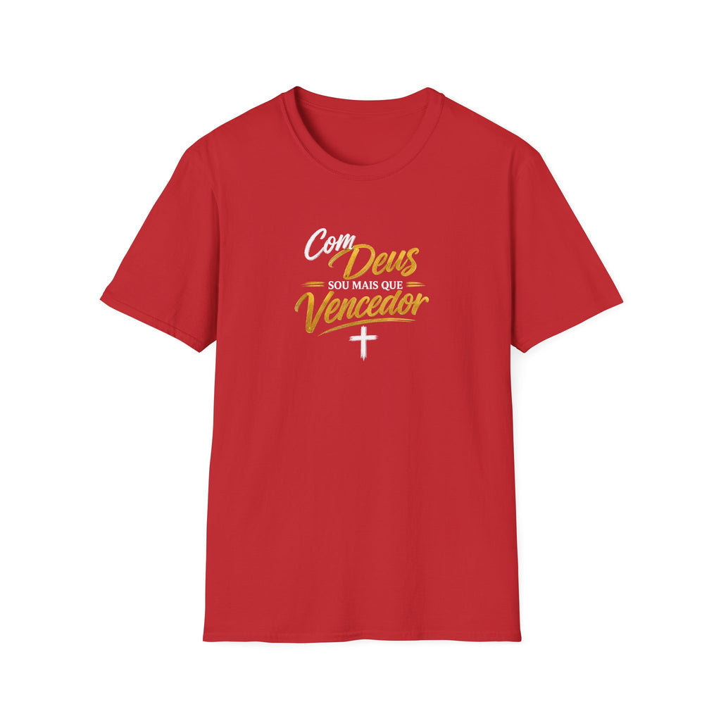 T-Shirt "Com Deus sou mais que vencedor"