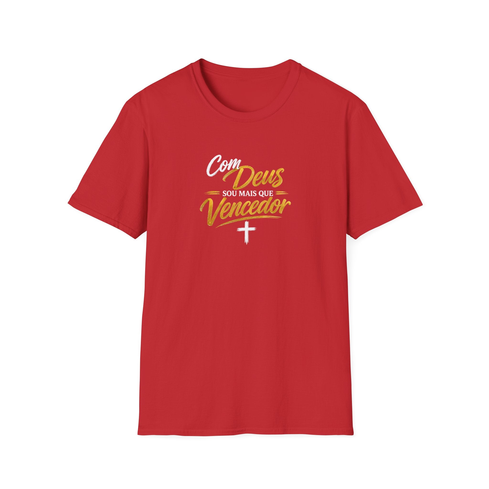 T-Shirt "Com Deus sou mais que vencedor"