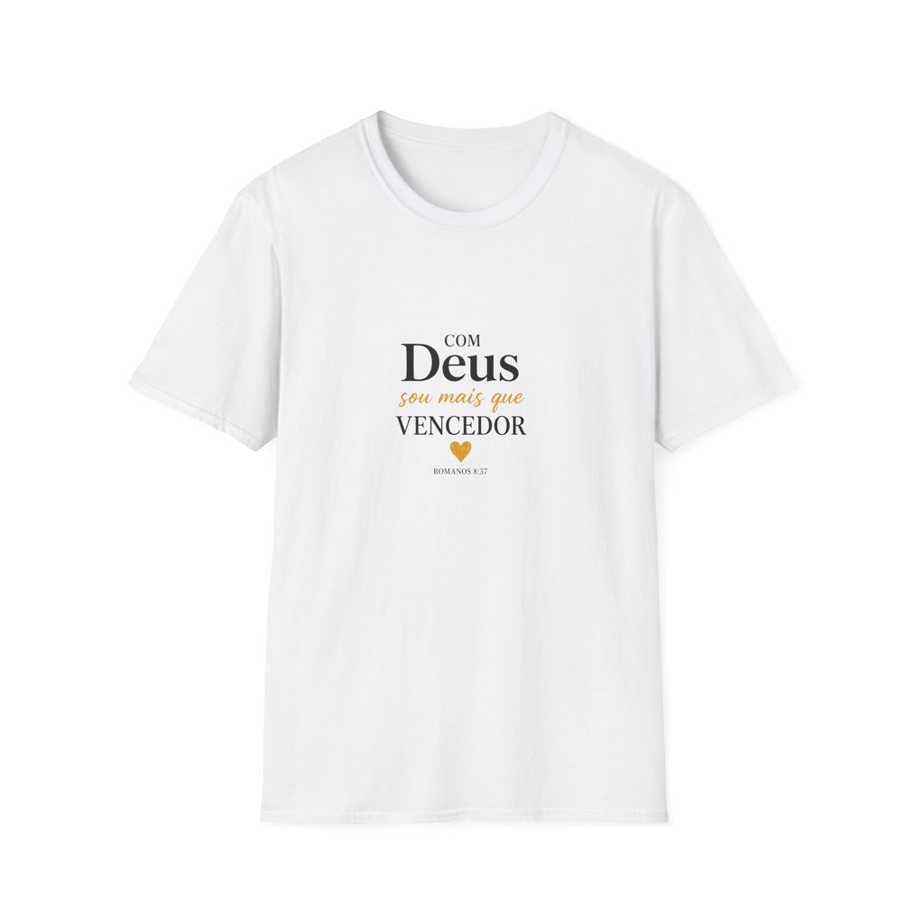 T-Shirt "Com Deus sou mais que vencedor"