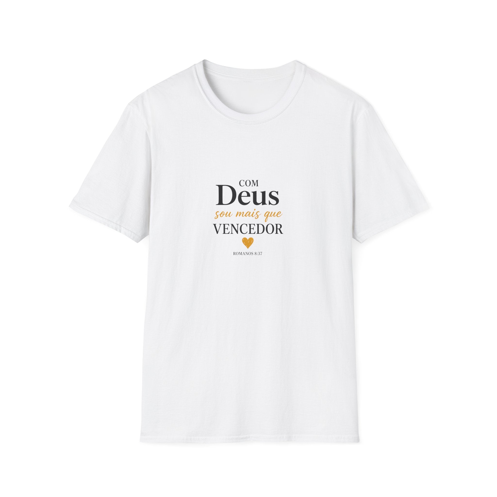 T-Shirt "Com Deus sou mais que vencedor"