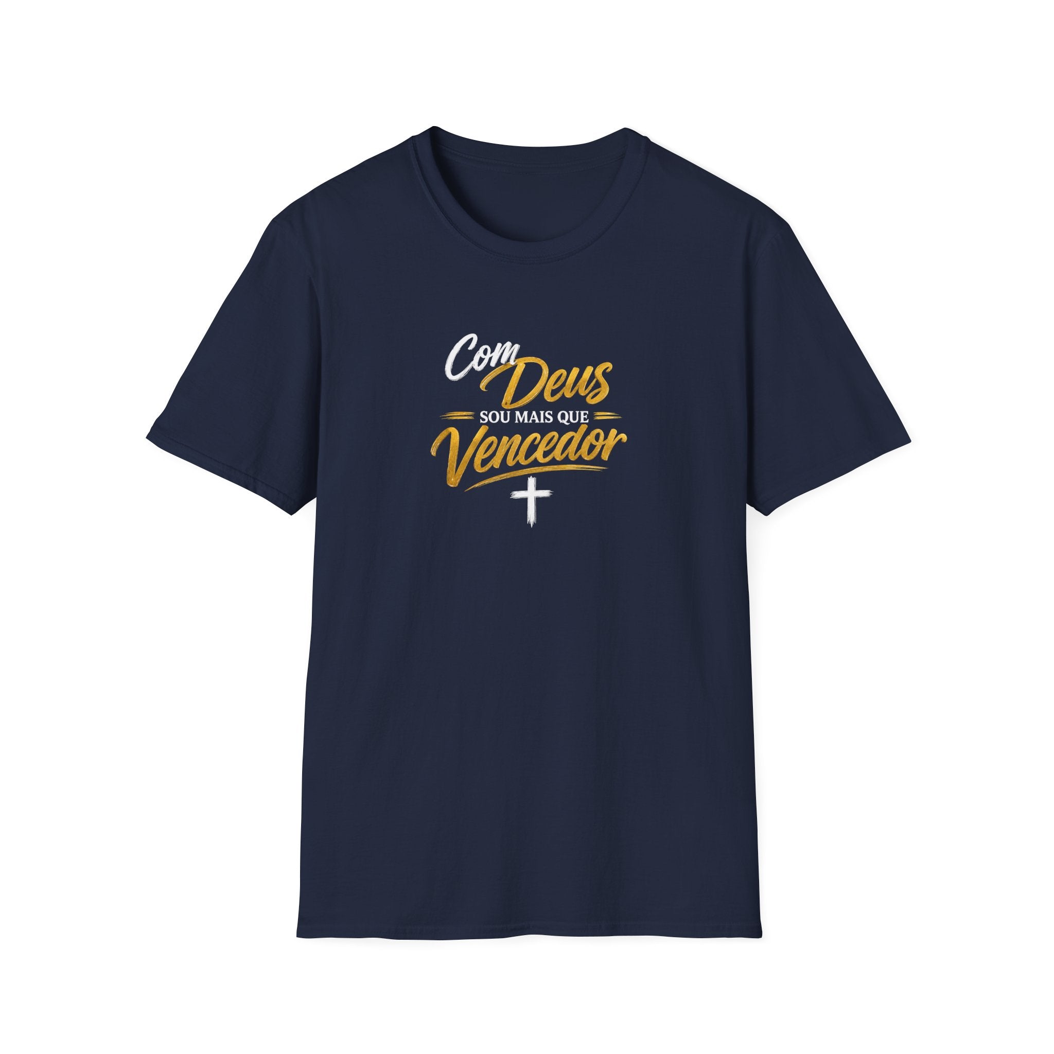 T-Shirt "Com Deus sou mais que vencedor"