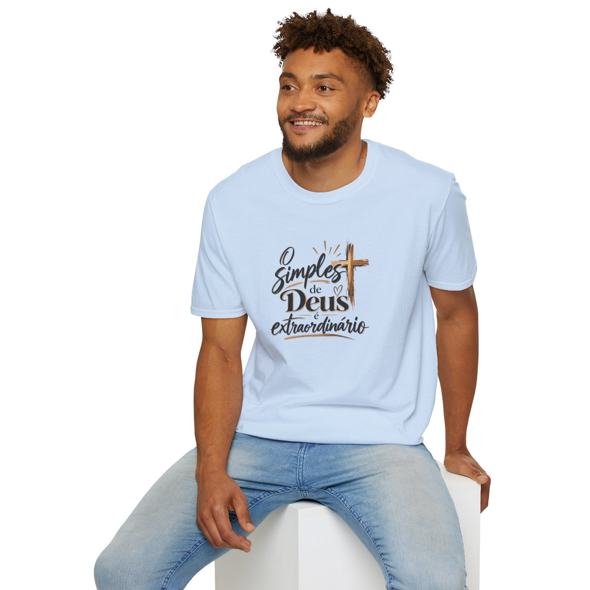 T-Shirt — "O Simples de Deus é Extraordinário"