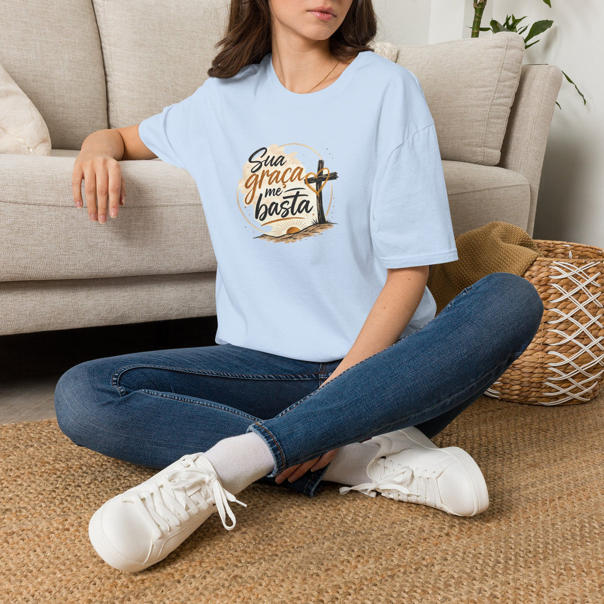 T‑Shirt - "Sua Graça Me Basta"