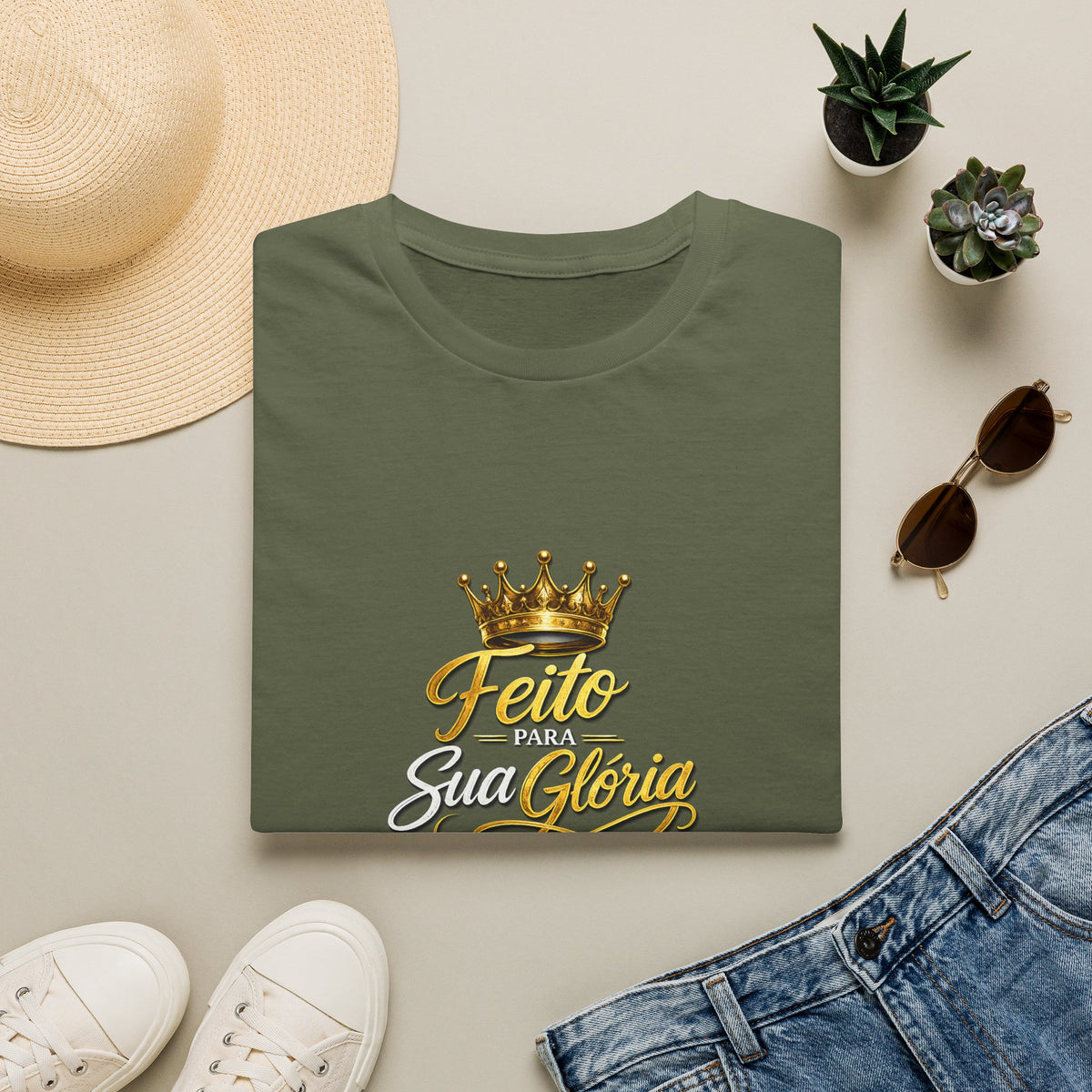 T-Shirt "Feito Para Sua Glória"
