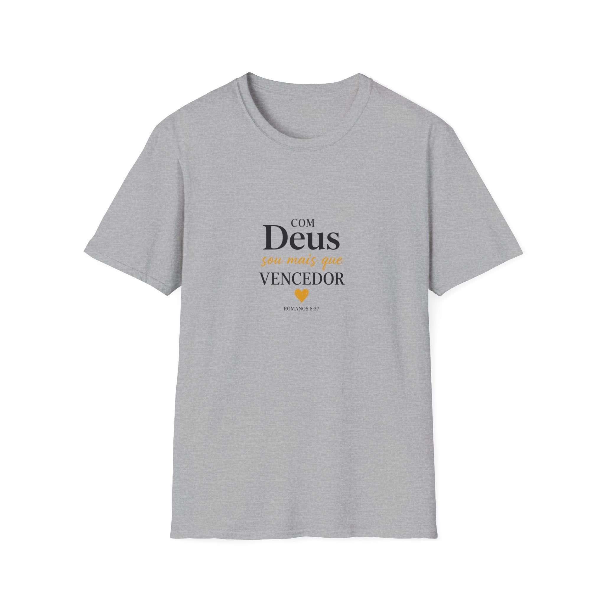 T-Shirt "Com Deus sou mais que vencedor"