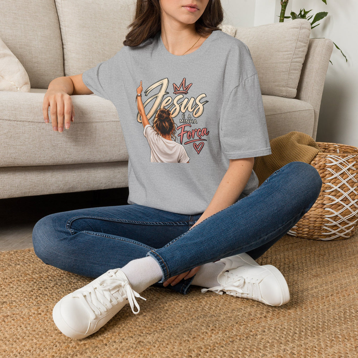 T-Shirt — Jesus é minha força